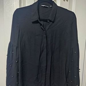 Reitmans Stub Sleeve Blouse